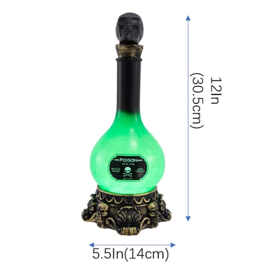 12" Green LED Potion Bottle by Ashland®
